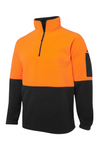 Hi Vis Half Zip Polar Fleece