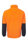 Hi Vis Half Zip Polar Fleece