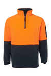 Hi Vis Half Zip Polar Fleece