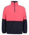 Hi Vis Half Zip Polar Fleece