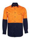JB's Hi Vis 150g Long Sleeve Work Shirt