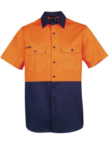 JB's Hi Vis 150g Short Sleeve Work Shirt