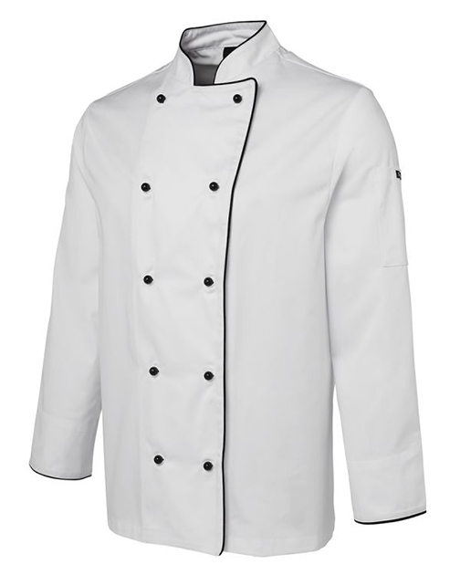 Chefs Jacket Polycotton LSL - Black