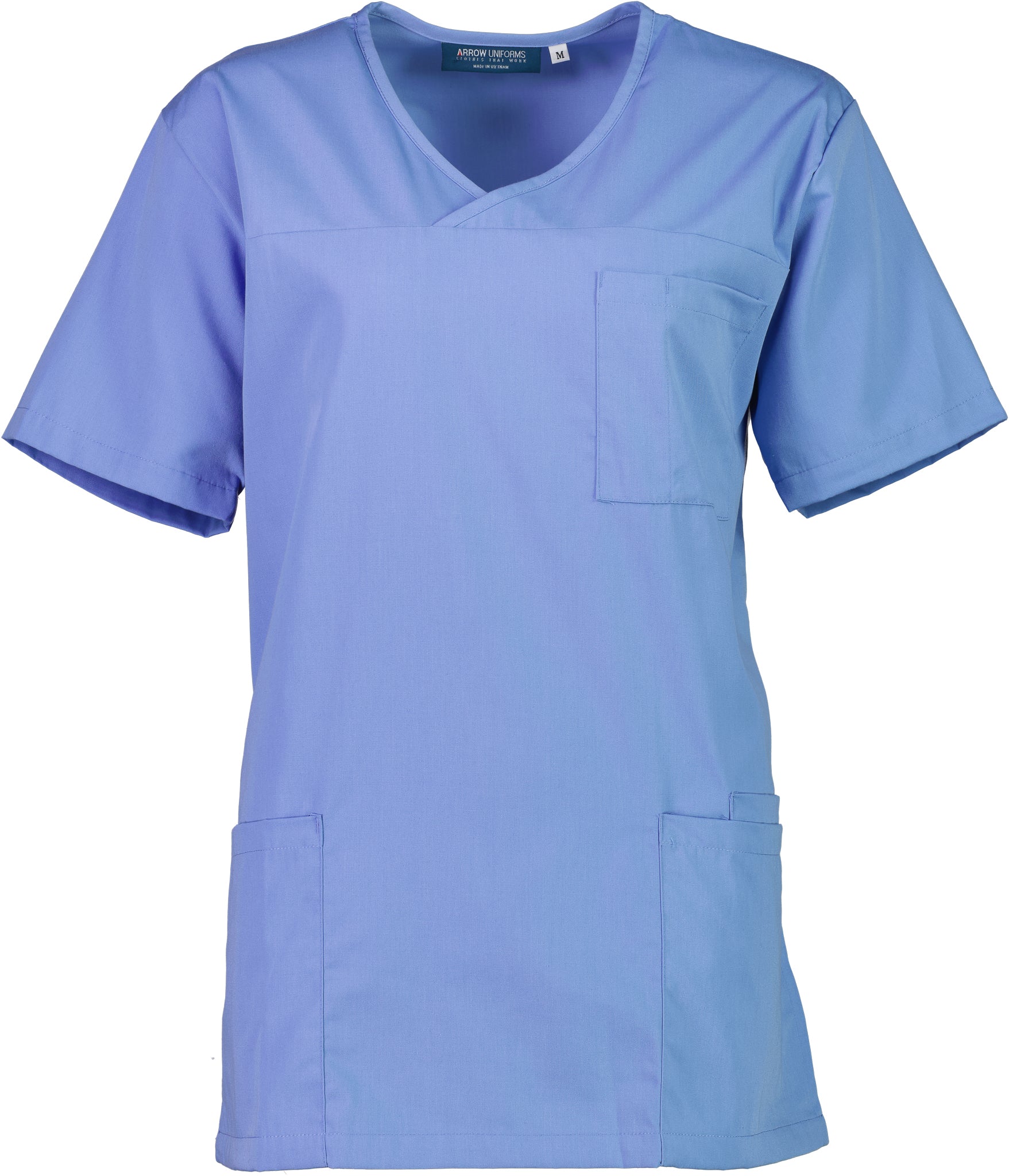 Polycotton Scrub Top - Black