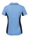 Ladies Contrast Poly Polo SSL