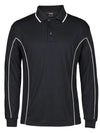 Long Sleeve Piping Polo