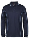 Long Sleeve Piping Polo