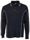 Long Sleeve Piping Polo