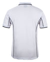 Men's Poly Piping Polo SSL - White/Navy