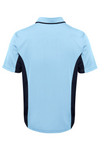 Men's Contrast Poly Polo SSL