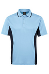 Men's Contrast Poly Polo SSL