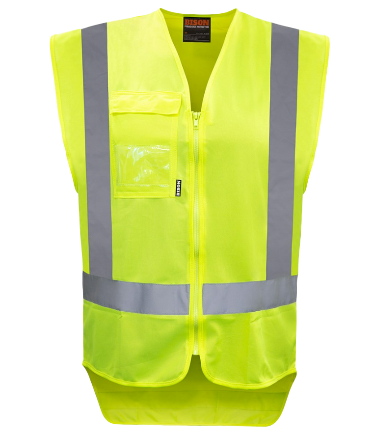 Day/Night Safety Vest - Fluorescent Yellow