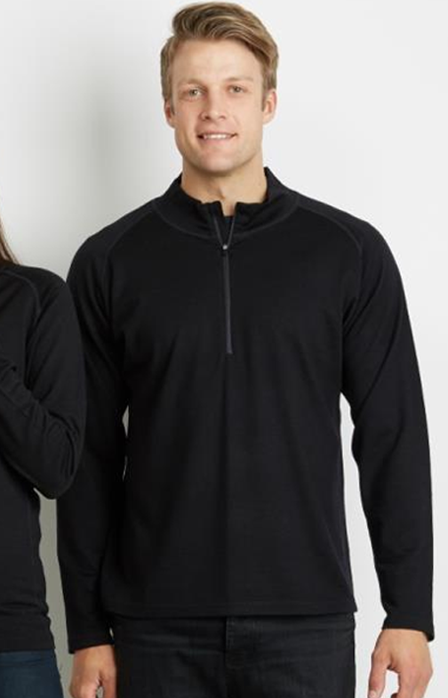 Men's 1/2 Zip Merino - Navy