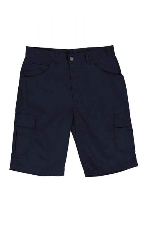 Unisex Stretch Cargo Shorts - Navy