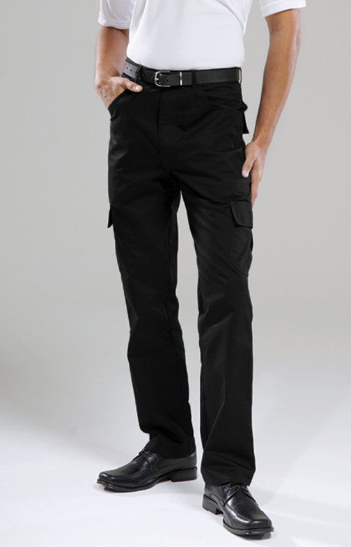 Men's Cargo Trousers - Black