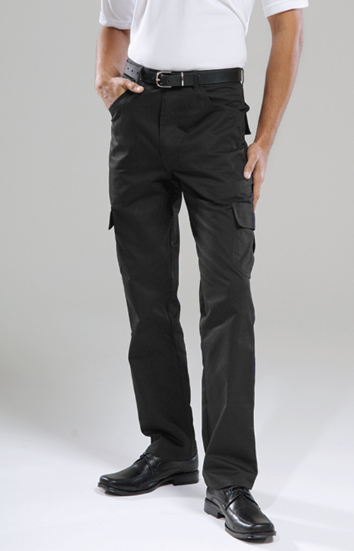 Men's Cargo Trousers - Black