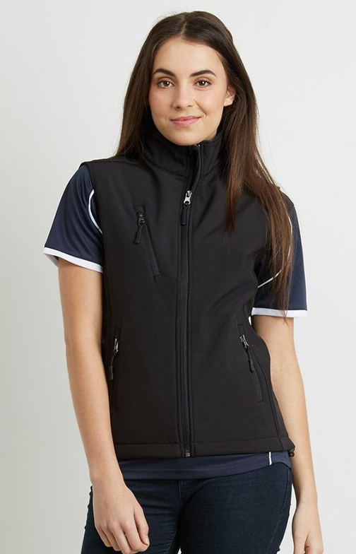 Womens PRO2 Softshell Vest - Black