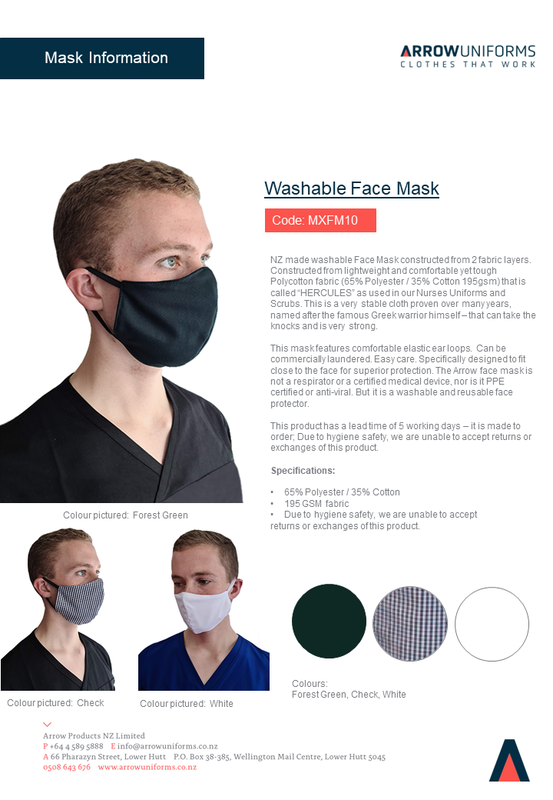 NZ Made Reusable Face Mask