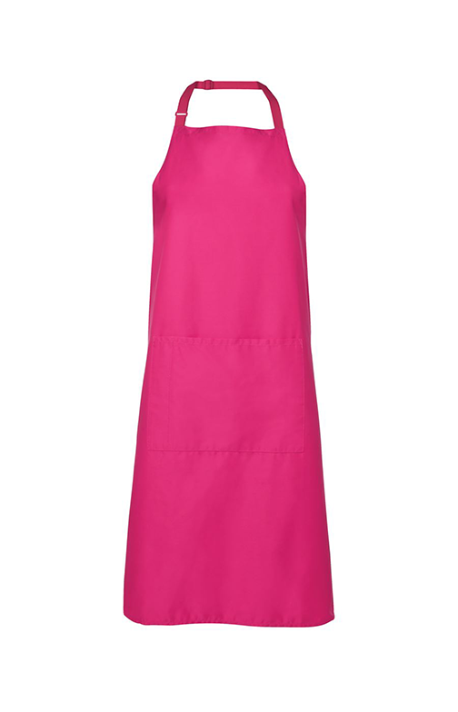 Apron with Pocket - Hot Pink