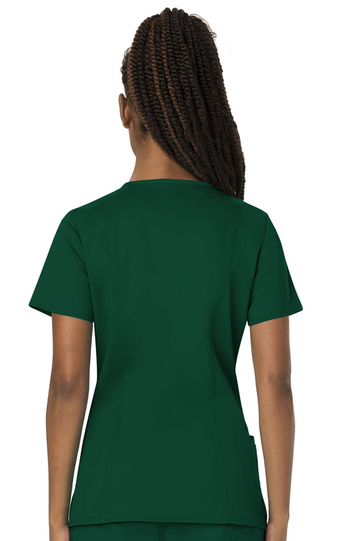 Cherokee Women's WW Revolution V-Neck Top - Hunter Green