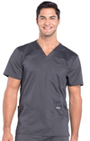 Cherokee Men's WW Revolution V-Neck Top - Pewter