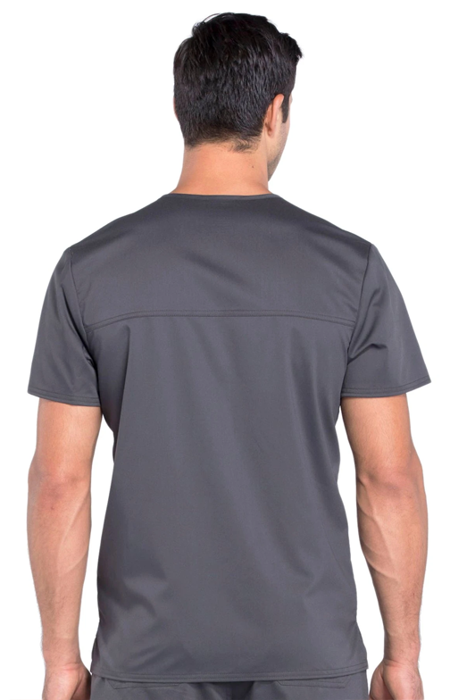 Cherokee Men's WW Revolution V-Neck Top - Grey