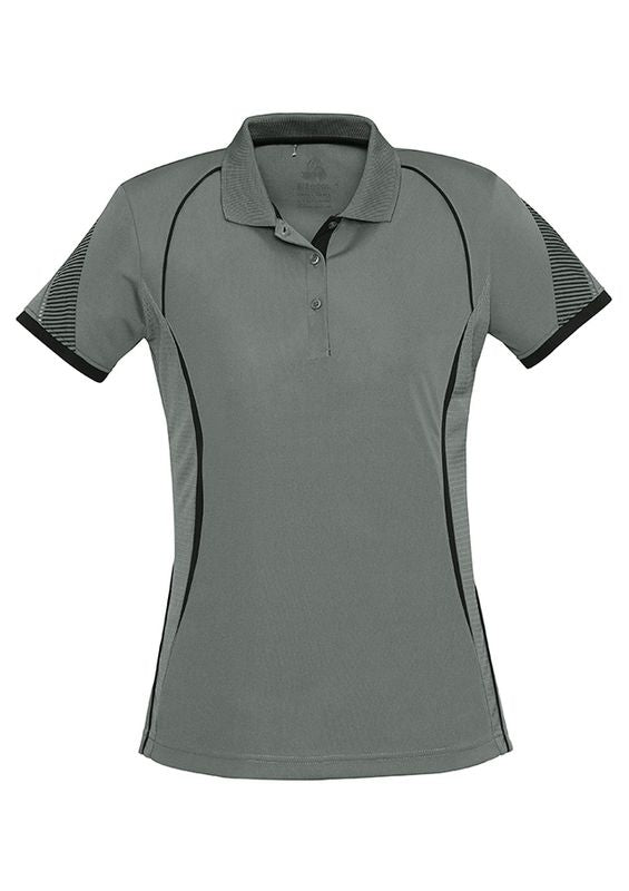 Women's Razor Polo - Black/Gold