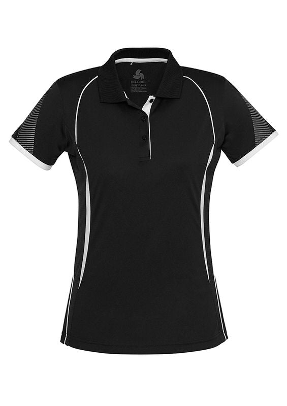 Women's Razor Polo - Navy/White