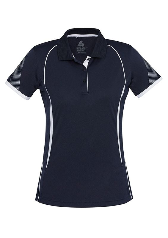 Women's Razor Polo - Black/Gold