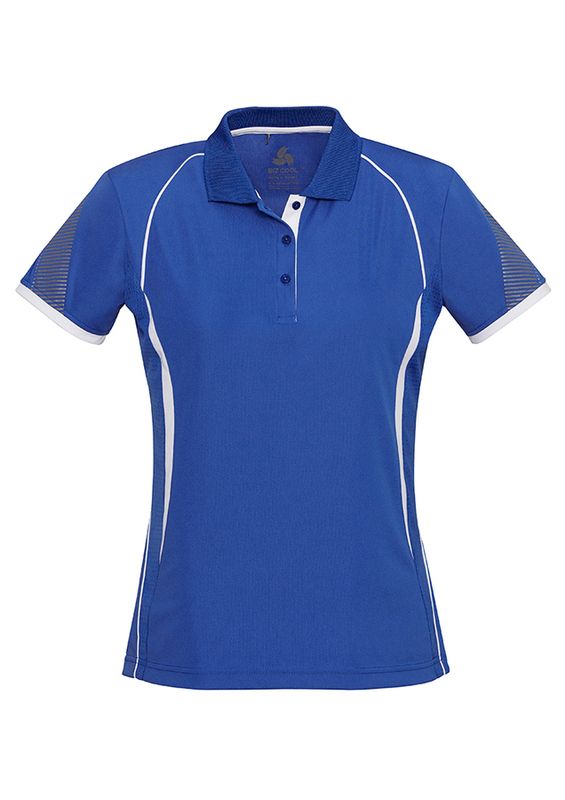 Women's Razor Polo - Navy/Red