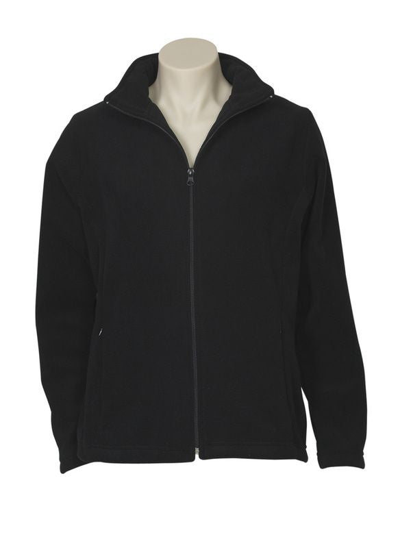 Plain black shop fleece jacket