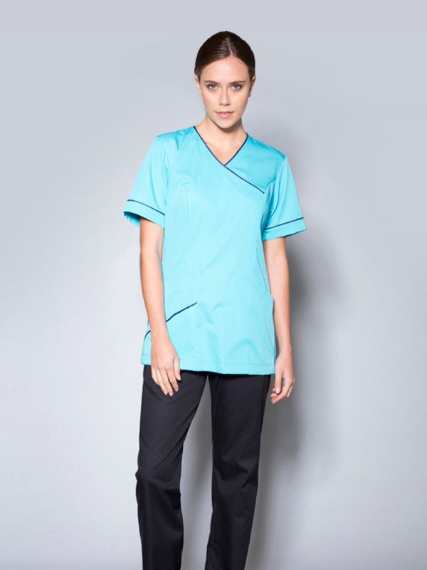 Women's Fleming Tunic - Light Teal/Navy