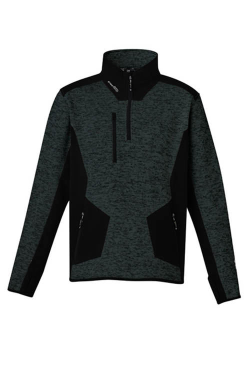 Unisex Streetworx Reinforces 1/4 Zip Pullover - Navy/Black