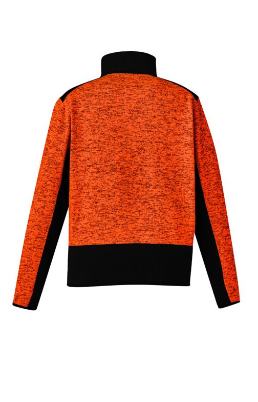 Unisex Streetworx Reinforces 1/4 Zip Pullover - Orange/Black