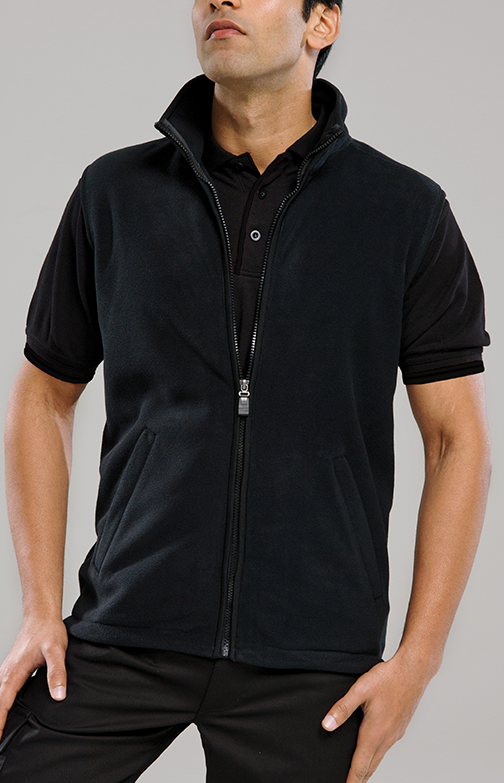 Zip-Front Microfleece Vest