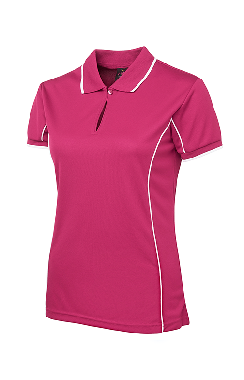 Ladies Poly Piping Polo SSL