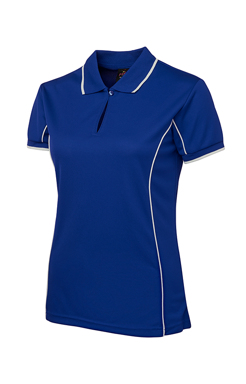 Ladies Poly Piping Polo SSL