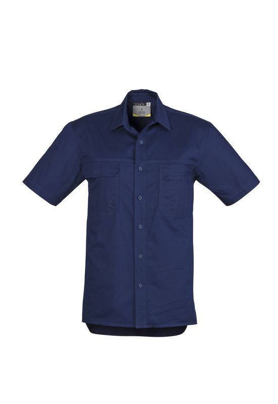 Light Weight Tradie Shirt SSL - Blue