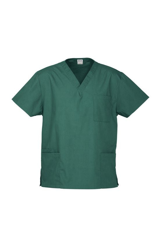 Unisex Classic Scrub Top - Black