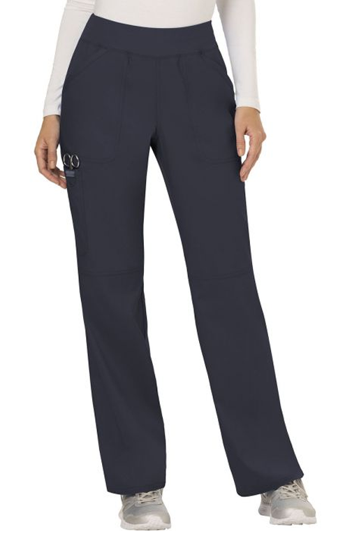 Women's Cherokee WW Revolution Straight Leg Pant - Black