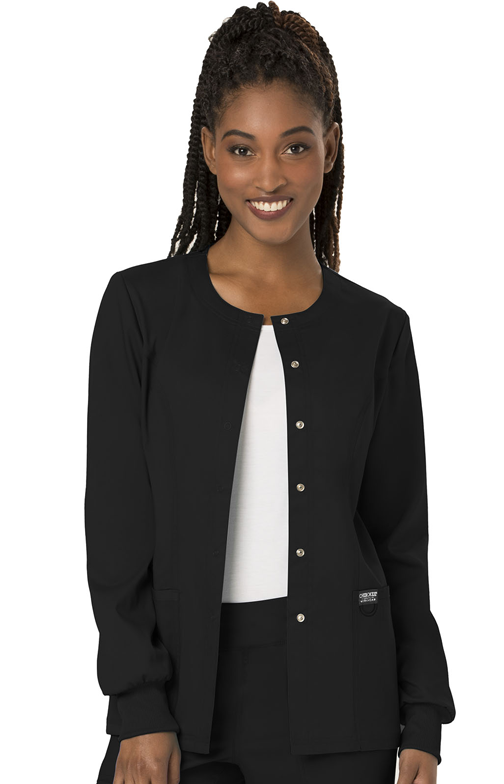 Cherokee Women's WW Revolution Snap Front Jacket - Black