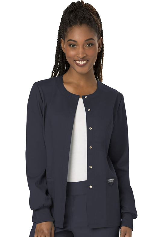 Cherokee Women's WW Revolution Snap Front Jacket - Wine