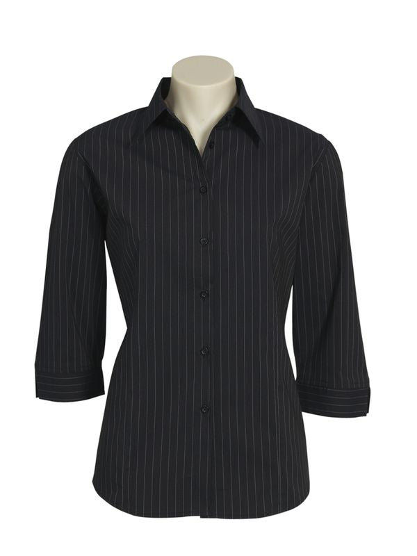 Manhattan Stripe Blouse 3/4 Slv