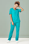 Womens Avery Tailored Fit Round Neck Scrub Top