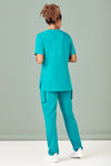 Womens Avery Tailored Fit Round Neck Scrub Top