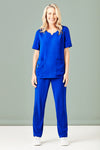 Womens Avery Tailored Fit Round Neck Scrub Top