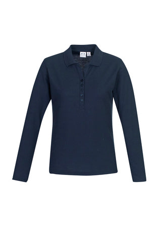 Crew Ladies L/S Polo - Navy