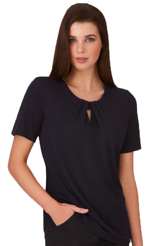 Women's Keyhole Knit Blouse