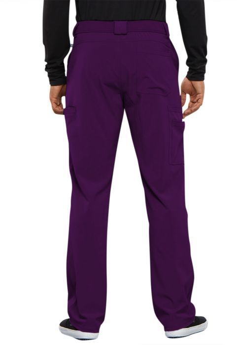 Cherokee Men's Infinity Fly Front Pant - Eggplant