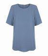 Short Sleeve Soft Taylor Top - Denim